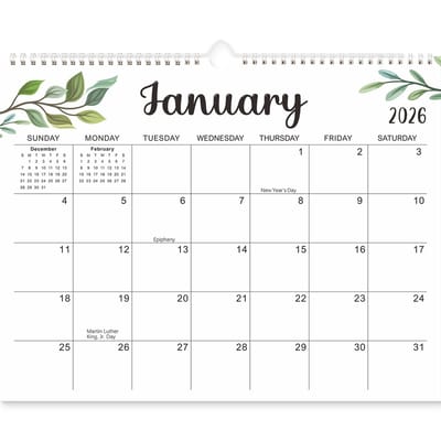 Wandkalender 2026-2027 - 18 Maanden Academische Planner- Maandoverzicht met Dik Papier - Planning voor Kantoor en Thuis - Agenda voor Studenten en Professionals - 35x28 cm - 1 Kalender