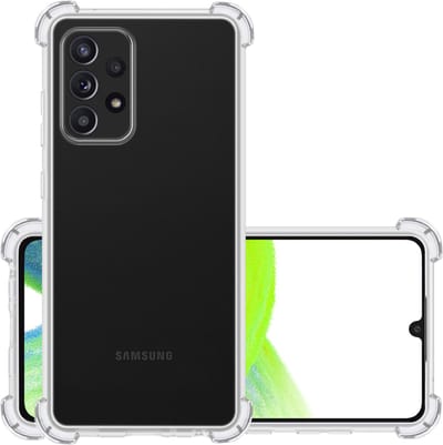 Hoesje - Geschikt voor Samsung Galaxy A33 - Sterk & Shockproof - Siliconen Case - Back Cover - Telefoon Hoes Shock Proof - Transparant