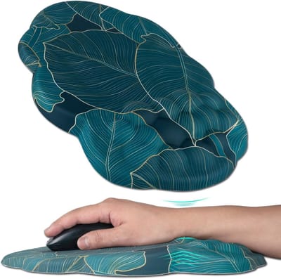 Ergonomische Comfortabele Muismat met Polssteun en Geheugenfoam