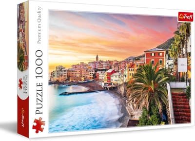 Legpuzzel 1000 Stukjes - Landschap Puzzel - Ontspanning Thuis - Gedetailleerd Italiaans Dorp - 40 x 27 cm - Multicolor