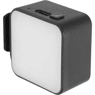 Lumière de remplissage magnétique adaptée à la caméra DJI OSMO Pocket 3 Lumière auxiliaire LED avec trou de vis de 1/4 pouce et griffe froide noir