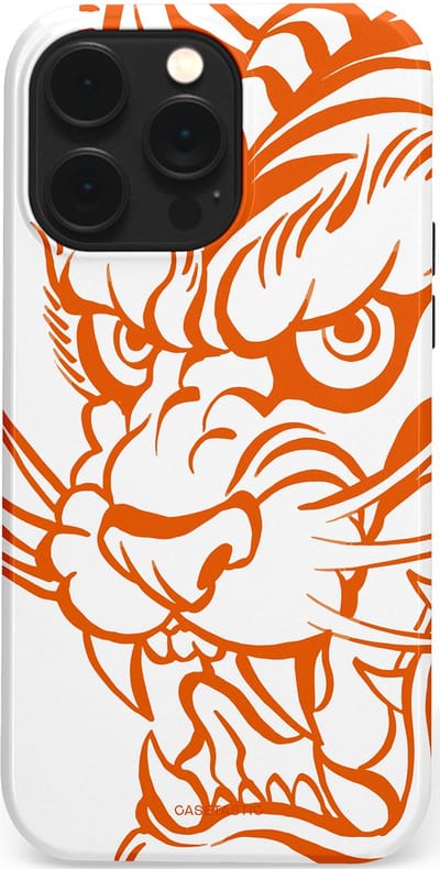 Casetastic Hoesje Geschikt voor Apple iPhone 14 Pro Max Magsafe - Stijlvolle Beschermende Duo-layer Case - Wilde lijnen