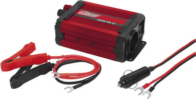 ULTIMATE SPEED® Stroomomvormer 300 W - Geschikt voor: auto's met 12 V batterijen - Voor stroomvoorziening in de auto - Zachte startfunctie beschermt het apparaat - Voor smartphone, laptop en voedingseenheden