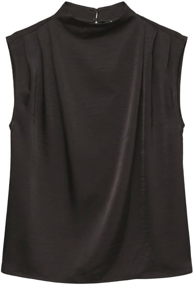 Vero Moda Top Vmbrenda Sl Satin Top Wvn Exp 10358433 Chocolate Torte Dames Maat - M