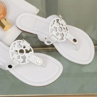 Luxe Designer Dames Schoenen Pantoffel Zomer Leer Dames Sandaal Casual Slippers Buiten Vrouwelijke Slippers 38 gray