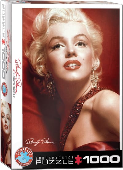Eurographics - Marilyn Monroe Red Portrait - 1000 stukjes 48×68cm (b×h) - Legpuzzel
