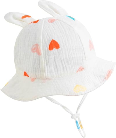 Zonnehoed Kinderen - Vissershoed - Zomerse Bescherming - Verstelbaar - 10 x 8 x 2 cm - Meerdere Kleuren