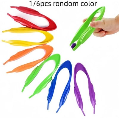 Kinderen Plastic Pincet Clip Speelgoed Kinderen Fijne Motoriek Training Tool Set Montessori Vroeg Leren Onderwijs Speelgoed Peuter green