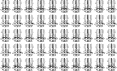 50 Stuks Lampenhouder Accessoires voor LED Verlichting, Koper Pedestal Houder met Draad, Geschikt voor 5mm en 8mm LED Lampen