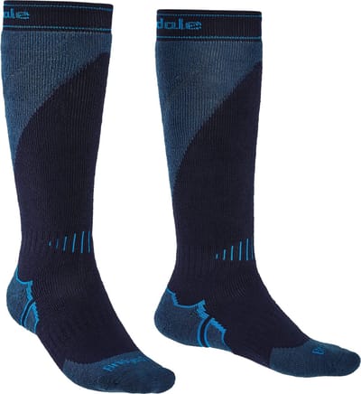 Bridgedale Heren Skisokken Mid Weight PLUS Navy