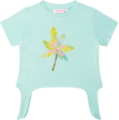 Someone - Meisjes t-shirt - Maat 92 - Meisjes - Turquoise -