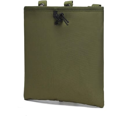 Pochette de vidage Molle pour chargeurs d'arme, Grand sac de récupération Molle, Pochette utilitaire à cordon de serrage pour randonnée, voyage, Vert OD
