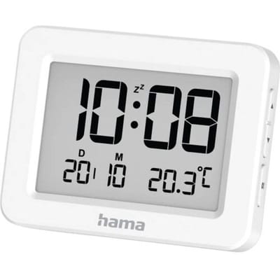 Hama wekker- Kos - Digitaal- Wit