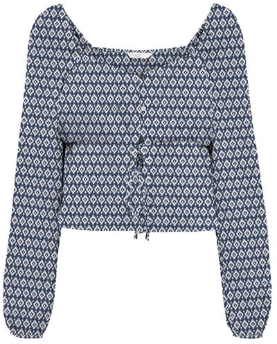 ONLY - ONLNOVA LIFE L/S CARDI TOP AOP PTM - Meisjes - Blouses