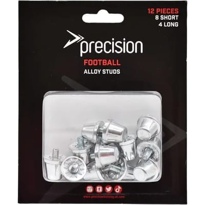 Precision voetbalnoppen set - Alloy studs voor voetbalschoenen 12 stuks.
