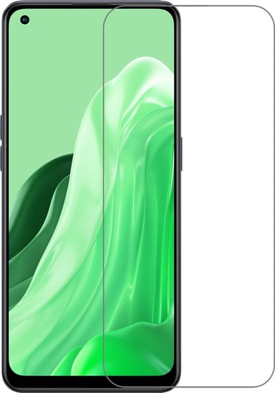 Screenprotector - Geschikt voor OPPO Reno 8 Lite - Extra Sterk - Gehard Glas - Beschermglas - Tempered Glass - Screen Protector