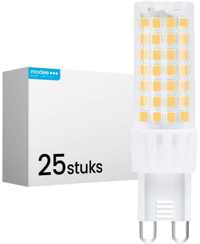 Modee LED Lamp G9 - 6W 2700K 600lm 230V - LED Lamp insteek - Warm Wit - 25 stuks