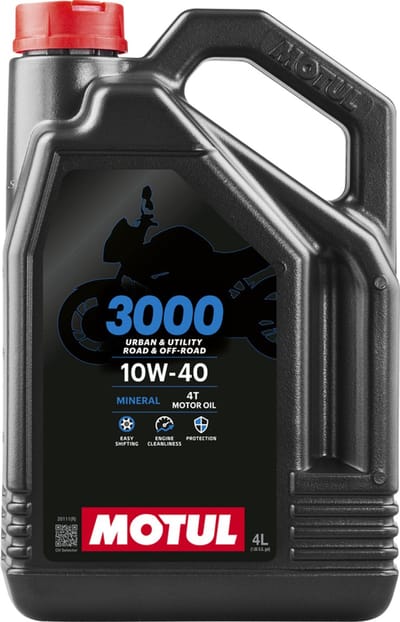 MOTUL 3000 4T 10W40, 4 liter Motul 107693