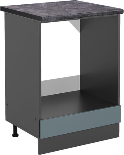 Vicco R-Line Ovenombouwkast – 60 cm, WB Antraciet Blauw-grijs