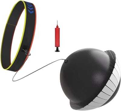Boksbal - Reflexbal Set - Sport Training - Verstelbare Hoofdband - Opblaasbaar - Zwart