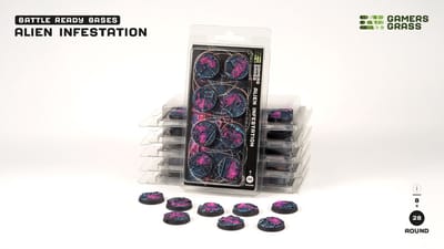 Alien Infestation Bases Pre-Painted (8x 28mm Round)