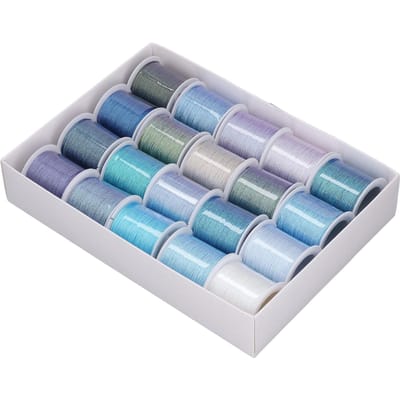 20 stuks 6-draads borduurgaren kleurrijk blauw paars handgeweven touw speciaal naaigaren voor gray