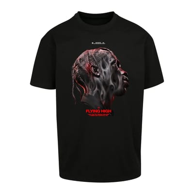 Mister Tee - Flying High Oversize Heren T-shirt - 3XL - Zwart