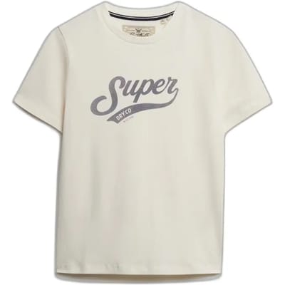 Superdry - Varsity Script T-shirt - Dames - T-shirts