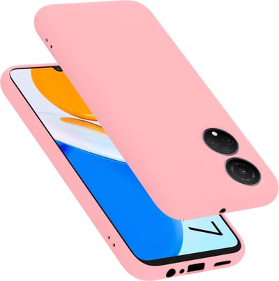 Cadorabo Hoesje geschikt voor Honor X7 in LIQUID ROZE - Beschermhoes gemaakt van flexibel TPU silicone Case Cover