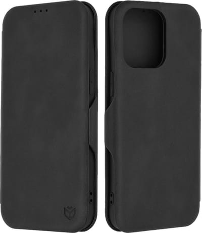 Hoesje geschikt voor Apple iPhone 15 Pro Max - Techsuit Safe+ Book Wallet Case - Zwart
