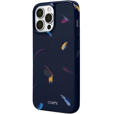 UNIQ Coehl Reverie Serie - Telefoonhoesje voor iPhone 13 Pro - Niebieskie - Luxe Bescherming - Perfecte Pasvorm