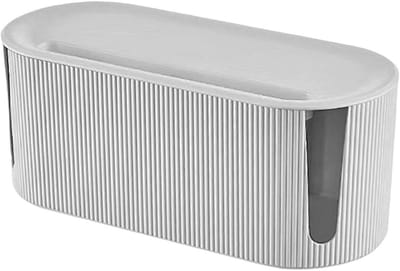Kabelopbergbox met Deksel - Organizer voor Stekkerdozen en Snoeren - Stijlvolle Cord Organizer voor Thuis en Kantoor
