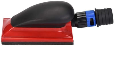 Dailygoods- Schuurblok 125x70 mm - Schuursponsblok - Stofafzuiging - Lichtgewicht - Comfortabele grip - Geschikt voor houtpolijsten - Schuurmachine