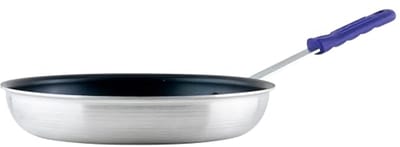Inductieklaar Aluminium Koekenpan 12 Inch met Antiaanbaklaag en Siliconen Handgreep