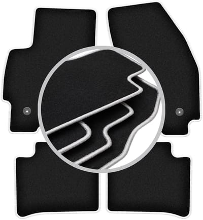 CARLUX-SILVER automatten voor: Ford Mondeo MK3 stationwagen, liftback, sedan (2001-2007)