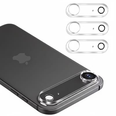Casemania Camera Lens Shield Geschikt voor Apple iPhone 17 Air - 3 Stuks - 3x Gehard Glas Camera Lens Protector - Camera Bescherming
