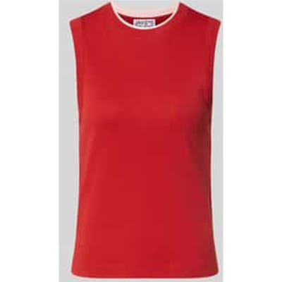 Tanktop van katoen met ronde hals