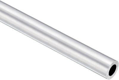 Aluminium Ronde Buis - Holle Pijp Metaal - Doe-het-zelf Projecten - Naadloze Constructie - 20 mm x 400 mm - Zilver