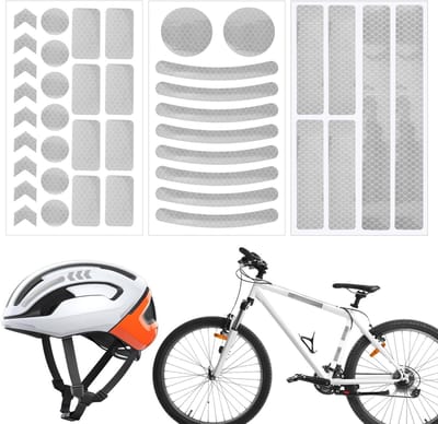 Dailygoods- Reflectorstickers 42 Stuks - Zelfklevend - Waterdicht - PVC - Flexibel - Optimale Zichtbaarheid - Reflectoren