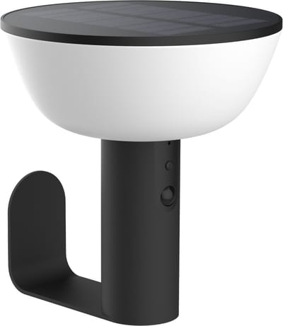 Luxform - Hybrid, 1x Yukon wall light, 20/100/200LM, gunmetal grey