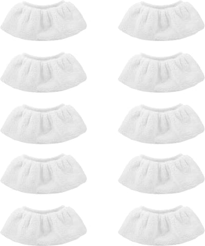 longziming -Set van 10 Microvezel Accessoires voor Stoomreiniger - Vervangdoekjes voor Draagbare Stoommop, Wasbaar en Geschikt voor Vloerreiniging