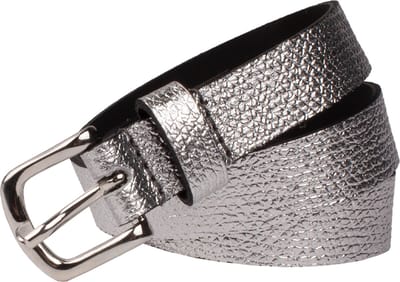 Legend Dames - Leren riem - Zilver - 80cm