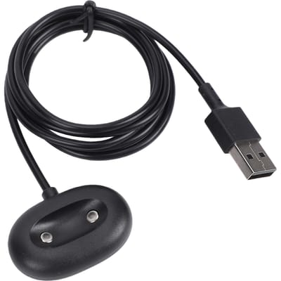 Chargeur Convient pour Google Pixel Watch 4 Charge Rapide Câble de Chargement USB Cordon à 2 Broches Station d'Accueil Chargeur Latéral noir