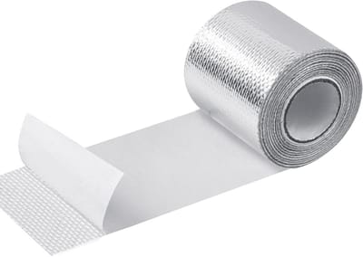 Hittebestendige Uitlaatbandage 10 m x 5 cm, Thermische Isolatie Tape voor Uitlaatpijpen, Warmtebescherming voor Auto's en Motoren, Ideaal voor Fan Manifold en Curvature Tyres