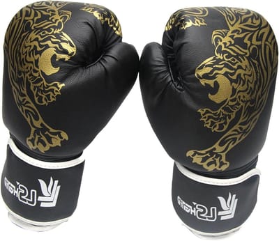 Bokshandschoenen - Kickbokshandschoenen Trainingshandschoenen - Sporten en Trainen - Ademend en Geurdicht - Unisex - Tijgerprint