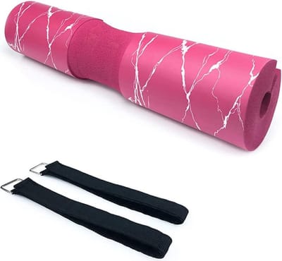 Barbell Pad - Gewichthef Kussen - Kracht Training - Hoge Dichtheid Schuim - 44 cm Lengte - Blauw