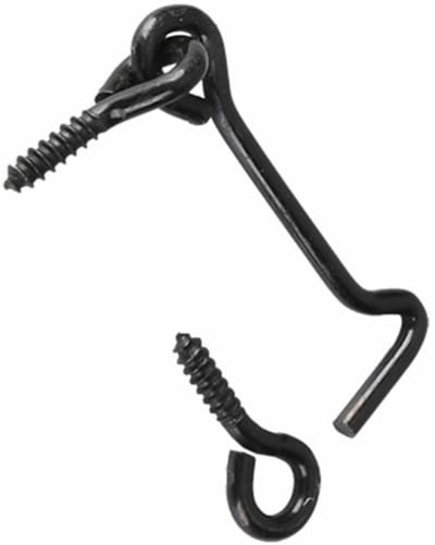 Windhaak – 120 mm – zwart