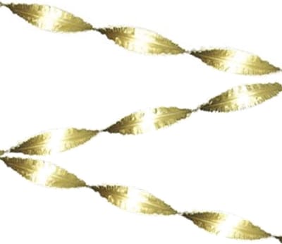 Slinger 2400 Cm Crêpepapier Goud