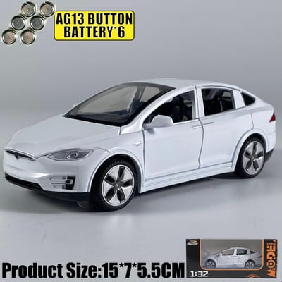 1:32 Model X Awd Middelgrote Luxe SUV Legering Metaal Diecast Modelauto Simulatie Huis Trendy Ornamenten En Collectie Hobby Cadeaus
