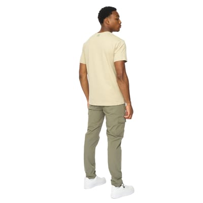 Duck and Cover Heren Kematone T-Shirt (Licht Salie)